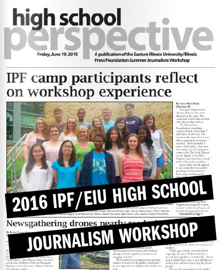 Make your summer plans now: Apply to the IPF/EIU High School Journalism Workshop
