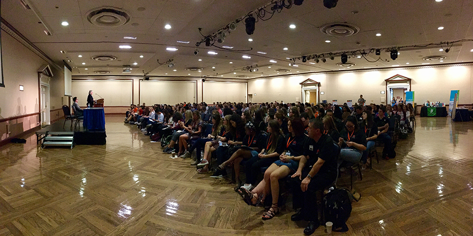 Hundreds of student journalists and their advisers gathered at the IJEA Fall Conference at the University of Illinois Urbana-Champaign on Sept. 15, 2017.